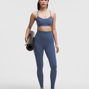 Lululemon align HR pant 28” size 8 new no tag - blue twill